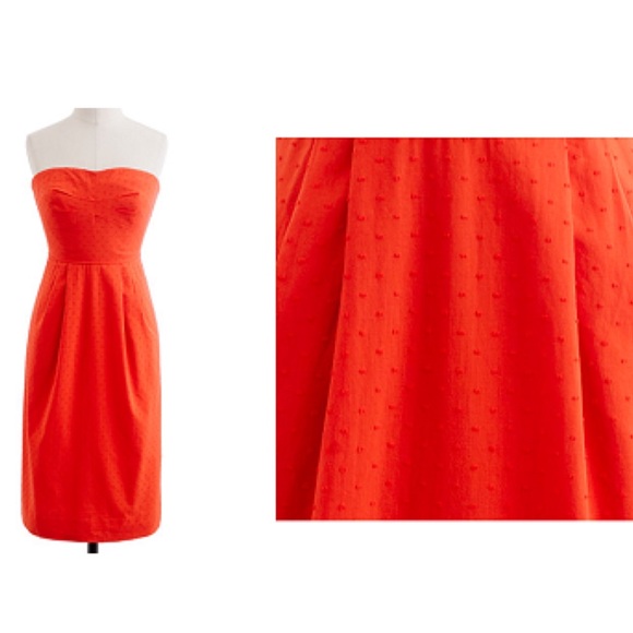 J. Crew Dresses & Skirts - J. Crew NWT Swiss Dot Strapless Dress
